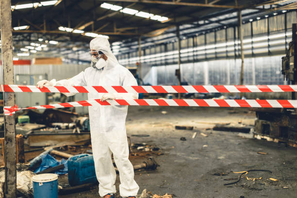 Professional Unattended Death Cleanup technician working in Wynot, NE